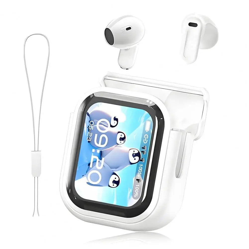 HTC NE20 Bluetooth V6.0 Earphones Wireless Bluetooth Earbuds with AI Real-Time Translation, Active Noise Cancellation, Low Latency Gaming & Touch Control
