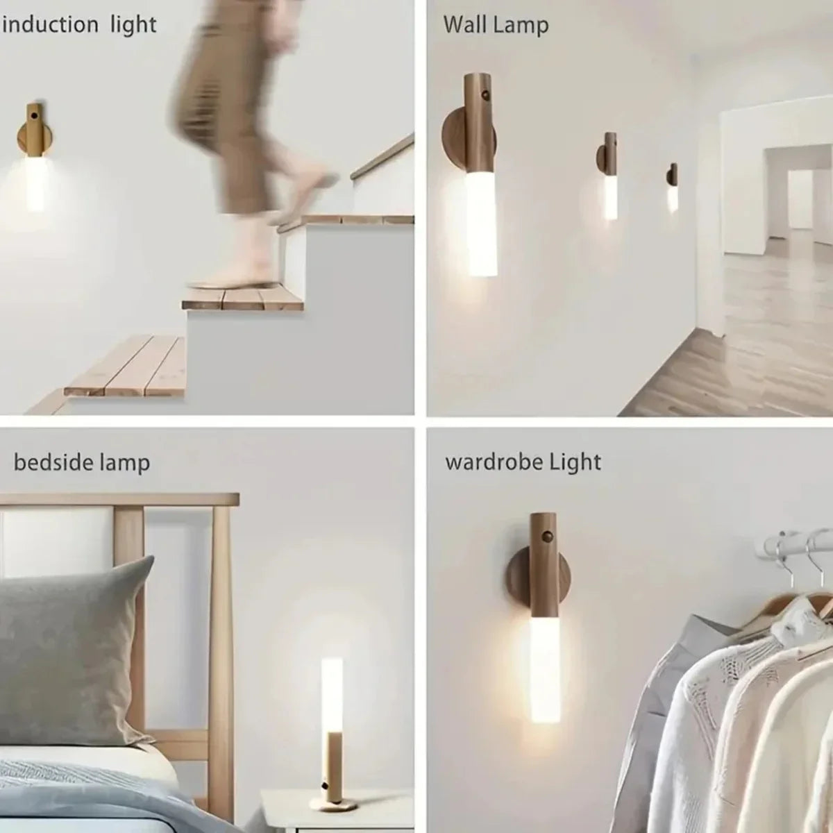 Modern wall, bedside, and wardrobe LED lights for smart home lighting solutions