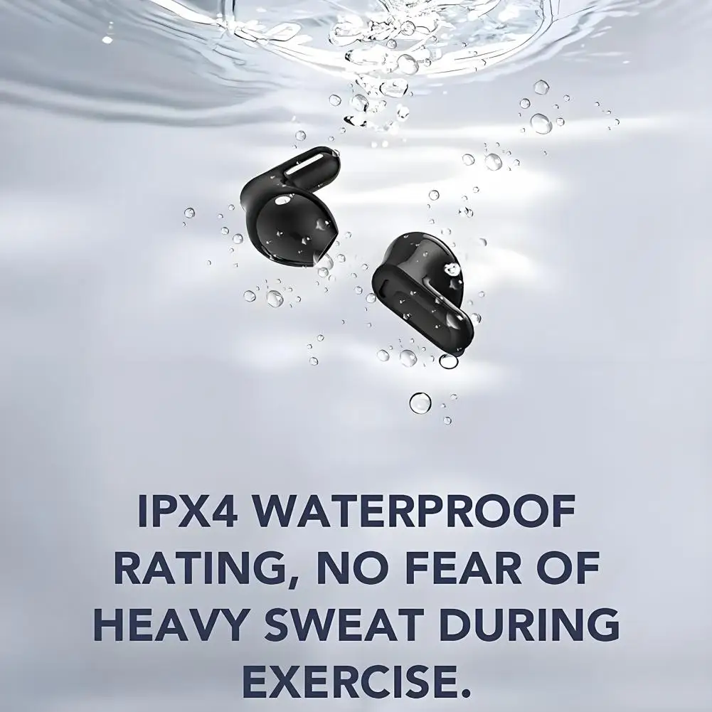 HTC NE20 Bluetooth V6.0 Earphones Wireless Bluetooth Earbuds with AI Real-Time Translation, Active Noise Cancellation, Low Latency Gaming & Touch Control