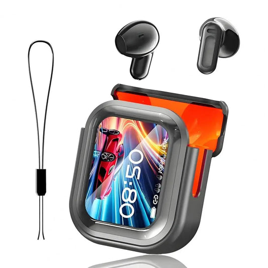 HTC NE20 Bluetooth V6.0 Earphones Wireless Bluetooth Earbuds with AI Real-Time Translation, Active Noise Cancellation, Low Latency Gaming & Touch Control