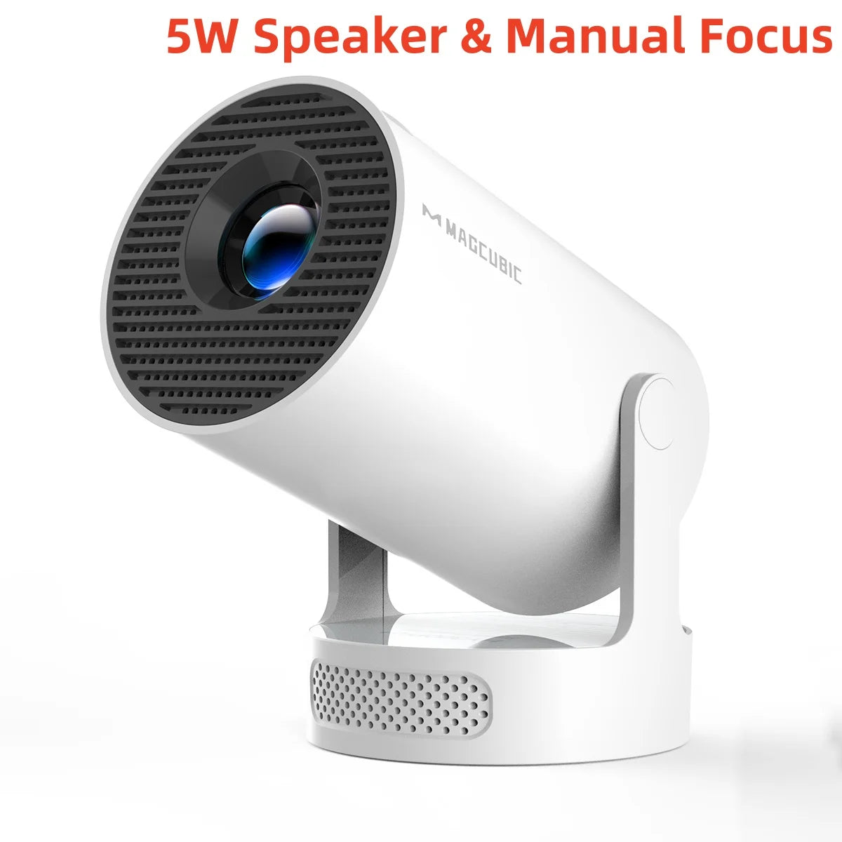 Magcubic HY300 Pro+ Portable Projector – 4K 720P Mini Smart Projector with WiFi 6, BT5.4, Auto Keystone, 180° Rotation & 5W Speaker
