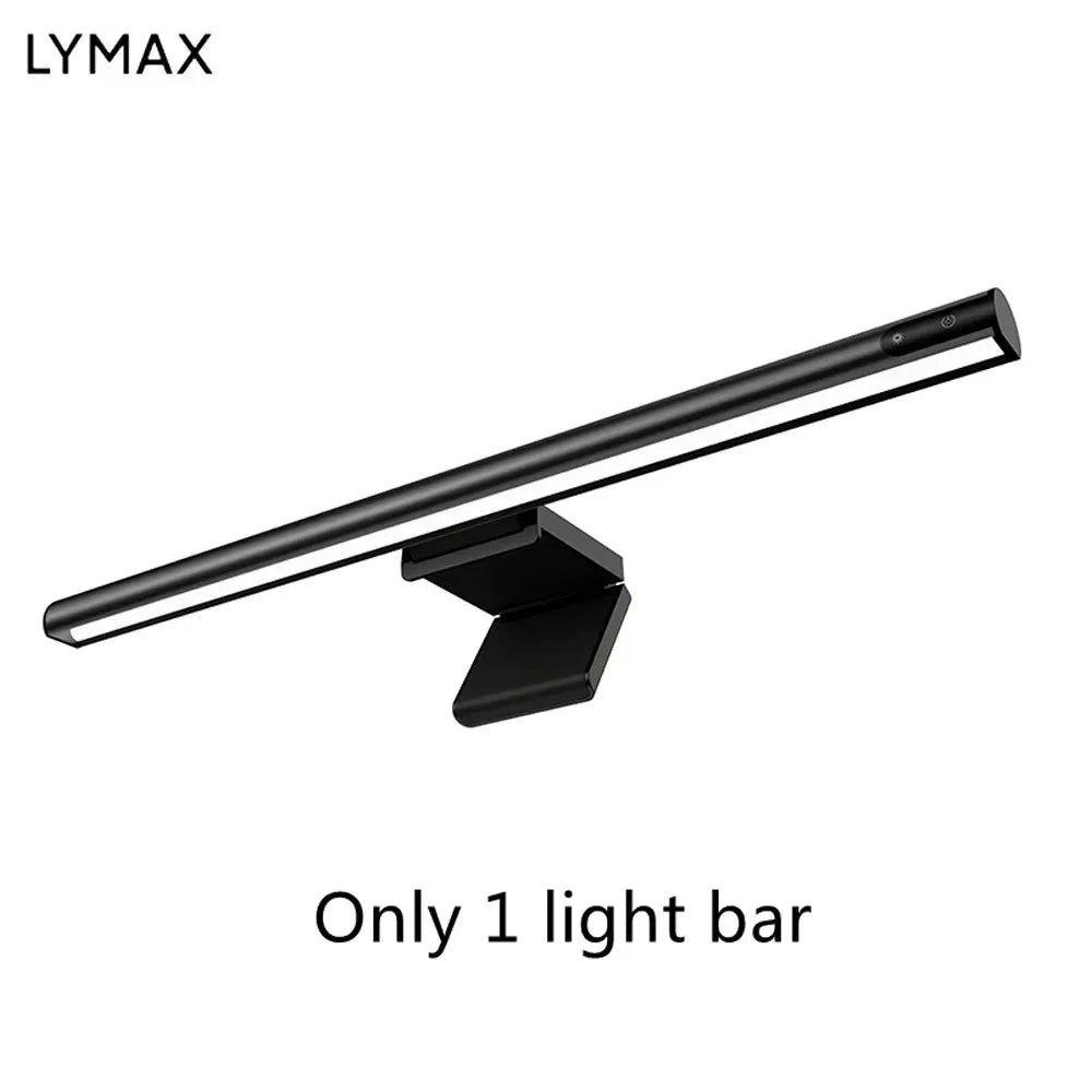 LYMAX M2Plus Aluminum Monitor Light Bar – Wireless Remote Control, Asymmetric Eye-Care Tech for WFH & Designers
