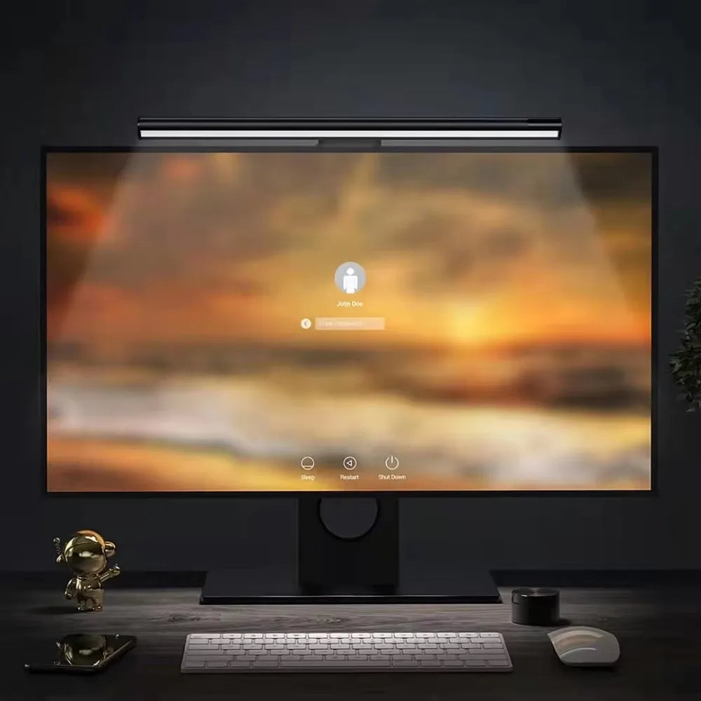 LYMAX M2Plus Aluminum Monitor Light Bar – Wireless Remote Control, Asymmetric Eye-Care Tech for WFH & Designers