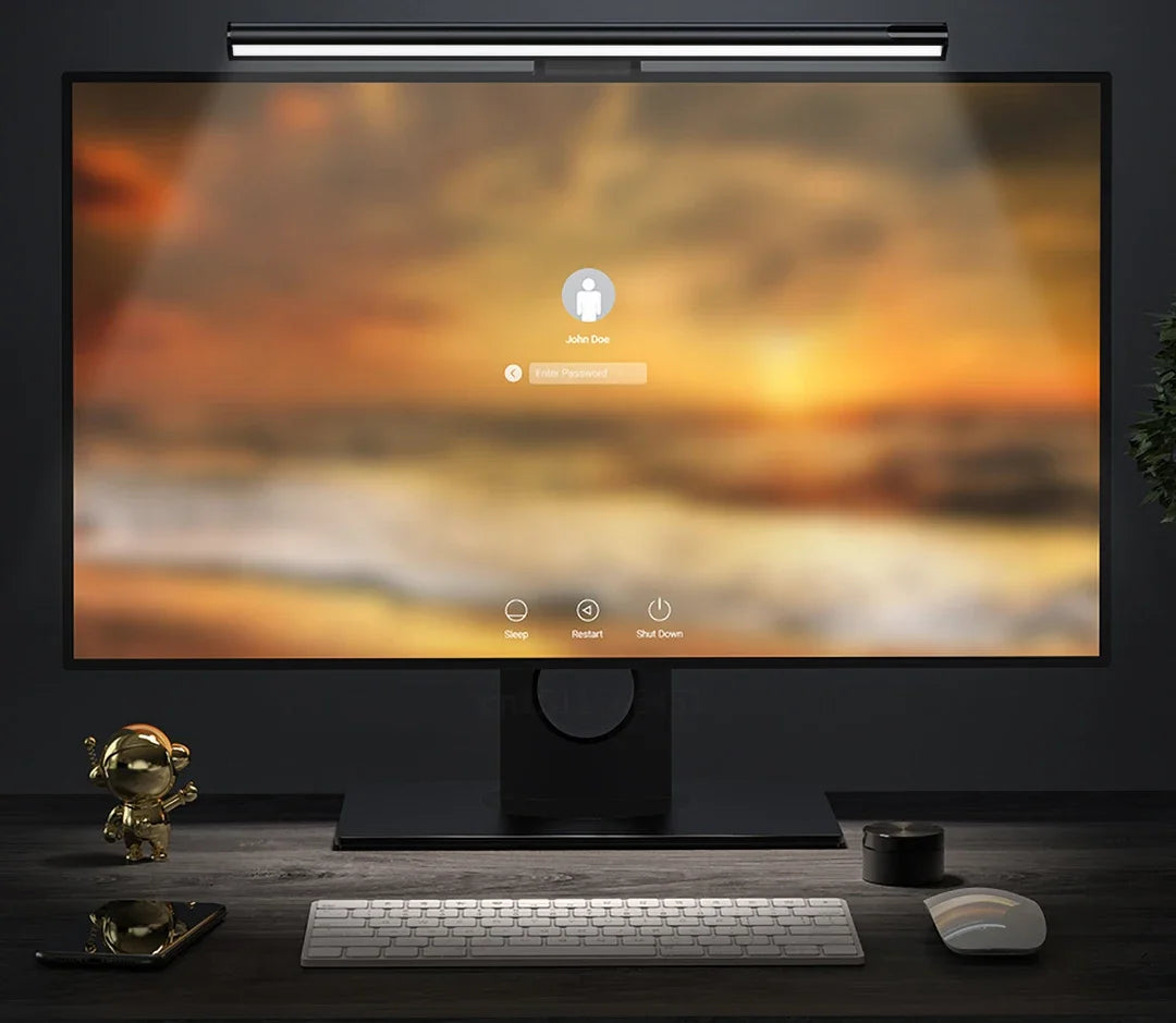 LYMAX M2Plus Aluminum Monitor Light Bar – Wireless Remote Control, Asymmetric Eye-Care Tech for WFH & Designers
