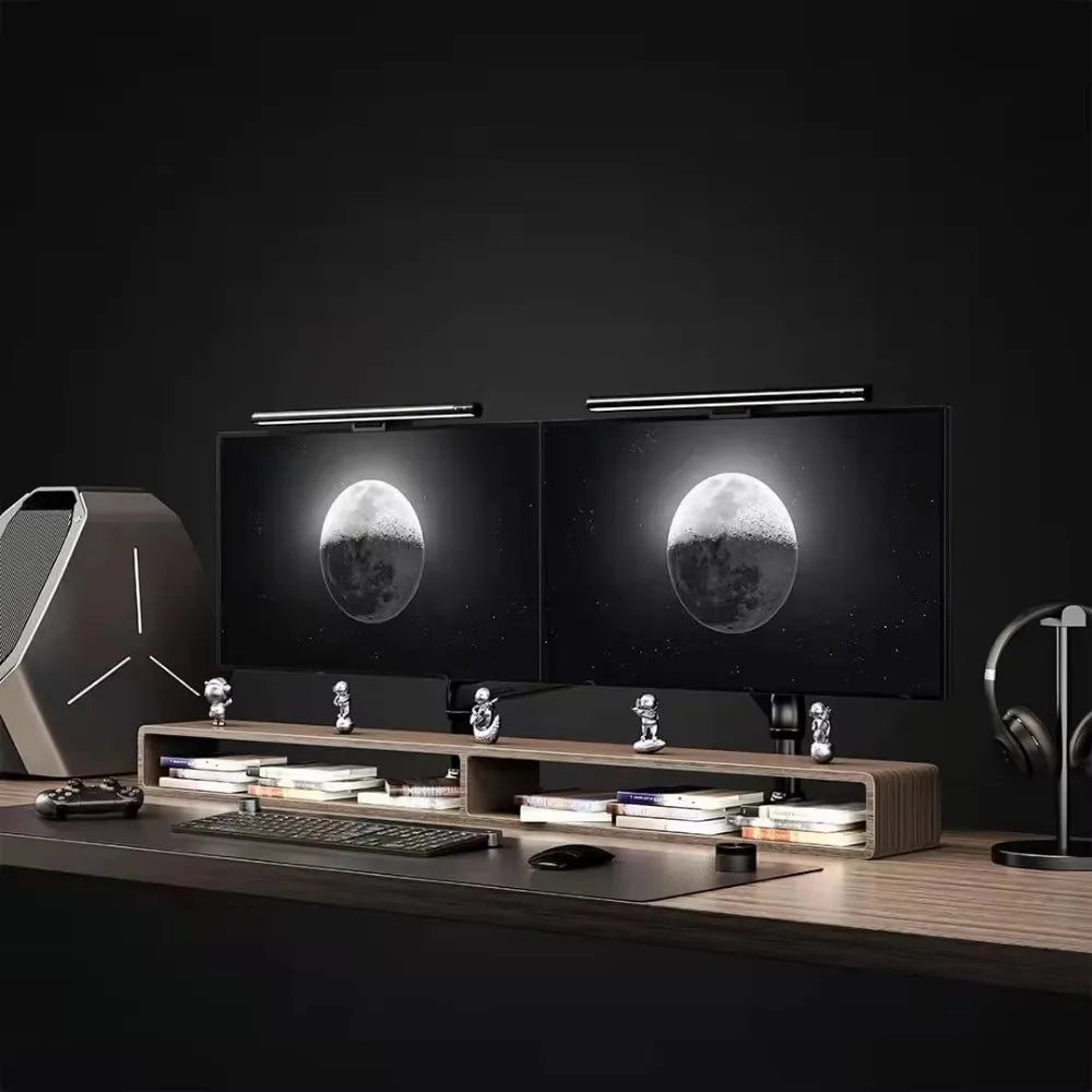 LYMAX M2Plus Aluminum Monitor Light Bar – Wireless Remote Control, Asymmetric Eye-Care Tech for WFH & Designers