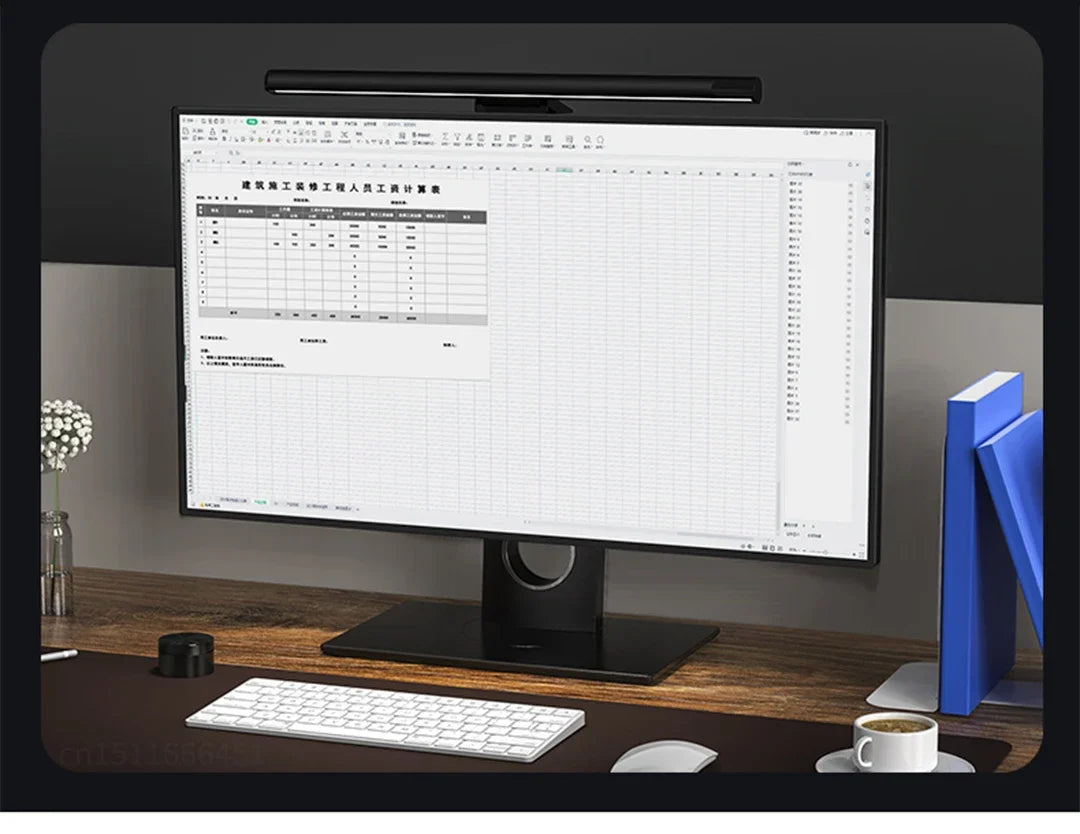 LYMAX M2Plus Aluminum Monitor Light Bar – Wireless Remote Control, Asymmetric Eye-Care Tech for WFH & Designers