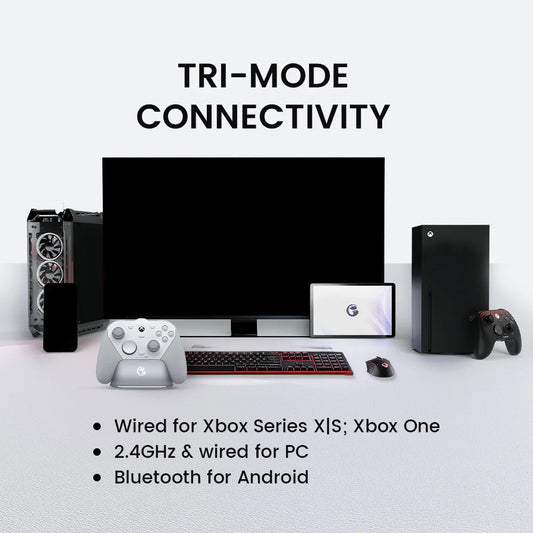 Wireless and wired GameSir G7 Pro gaming controller with Hall Effect sticks and triggers