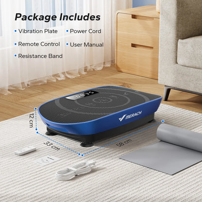 Portable vibration exercise machine for fat burning and circulation boost