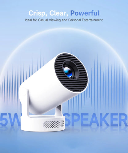 Mini projector for movies and gaming with 150-inch screen projection