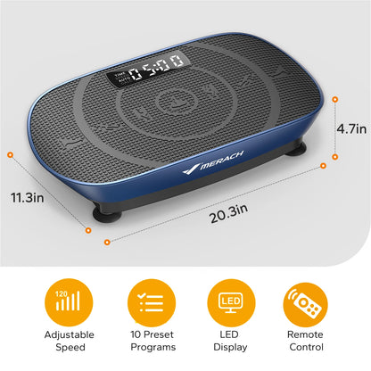 Home gym vibration plate for shaping, lymphatic drainage, and cardio training